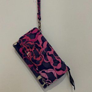 Vera Bradley pink floral wallet